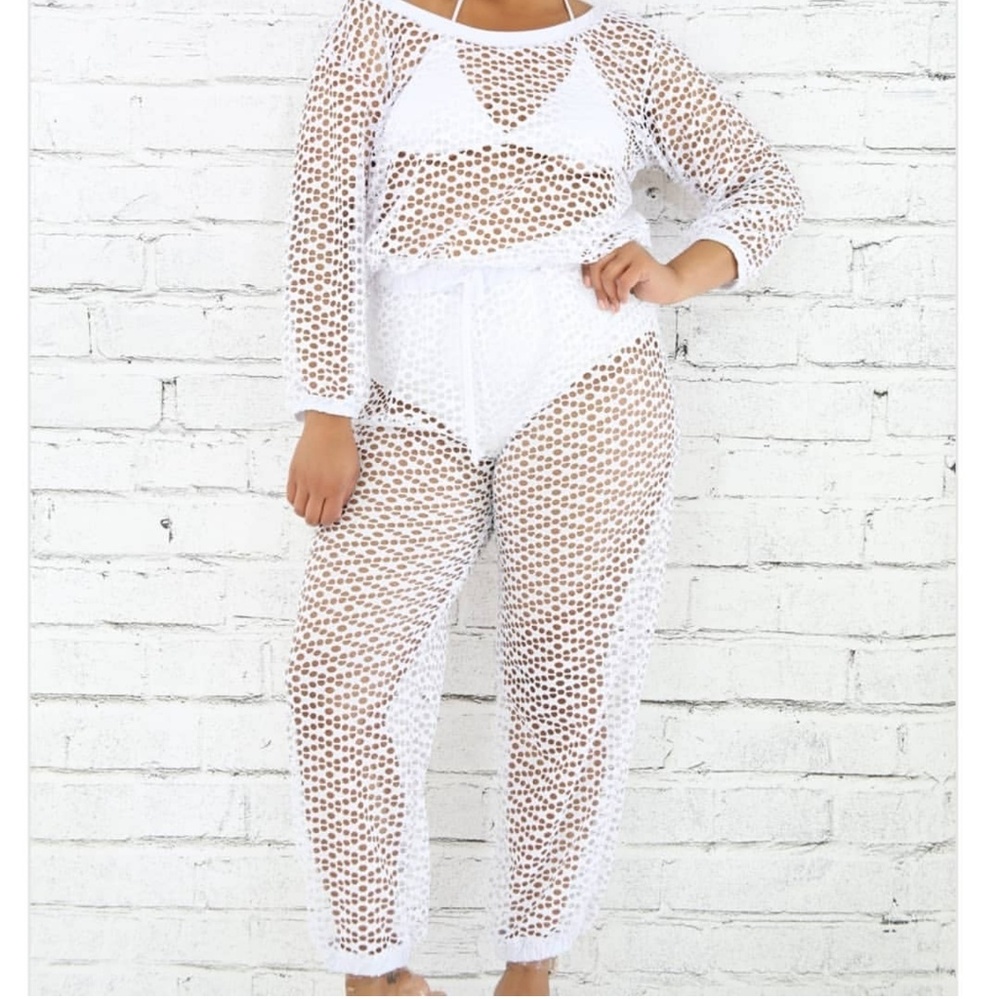 NEW NET  SWIMSUIT COVER UP JUMPER